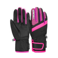 Перчатки горнолыжные REUSCH Duke R-Tex Xt Junior Black/Pink Glo