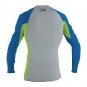 Гидромайка мужская длинный рукав O'Neill PREMIUM SKINS L/S RASH GUARD COOLGREY/DAYGLO/OCEAN (2019) - Гидромайка мужская длинный рукав O'Neill PREMIUM SKINS L/S RASH GUARD COOLGREY/DAYGLO/OCEAN (2019)