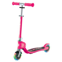 Самокат Globber Flow Foldable Junior Lights розовый