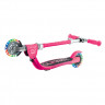 Самокат Globber Flow Foldable Junior Lights розовый - Самокат Globber Flow Foldable Junior Lights розовый