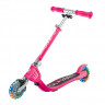 Самокат Globber Flow Foldable Junior Lights розовый - Самокат Globber Flow Foldable Junior Lights розовый
