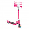 Самокат Globber Flow Foldable Junior Lights розовый - Самокат Globber Flow Foldable Junior Lights розовый