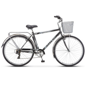 Велосипед Stels Navigator-350 V 28&quot; Z010 черный рама: 20&quot; (2023) 
