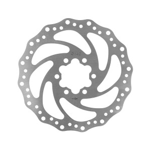 Торм. диск M-WAVE 5-360643 (ротор) для диск. тормоза 140мм+6болтов нерж. сталь серебр. 