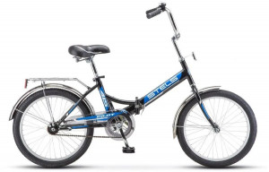 Велосипед Stels Pilot 415 20&quot; Z010 чёрный/синий (2021) 