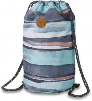 Рюкзак мешок Женский рюкзак Dakine Cinch Pack 17L Pastel Current (голубой в полоску) 