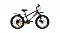 Велосипед Forward UNIT 20 3.0 D черный / белый (2022)