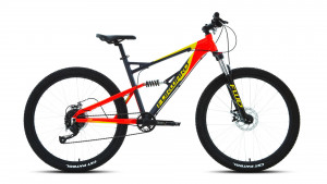 Велосипед Forward FLARE 27.5 2.0 D темно-серый/красный 18&quot; (2022) 