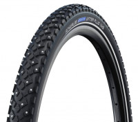 Велопокрышка Schwalbe 28x1.35 700x35C (35-622) 05-11126448.02 MARATHON WINTER PLUS Perf SmartGuard TwinSkin B/B+RT HS396(240 шип) WiC 67EPI(2.5-6 Bar)