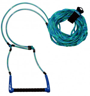 Фал с рукояткой для слалома Spinera Monoski Trainer Rope Blue/Green (2021) (19379) 