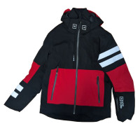 Горнолыжная куртка One More 101 Man Insulated Ski Jacket Lt black/red/white 0U101W0-99CA