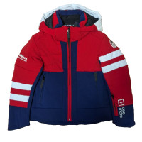 Горнолыжная куртка One More 201 Eco-Down Ski Jacket Junior Lt red/navy/white JG 0J201W0-22FA-T039