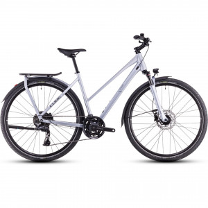 Велосипед Cube Kathmandu Pro Trapeze 28&quot; silverblue´n´grey рама: M (2025) 