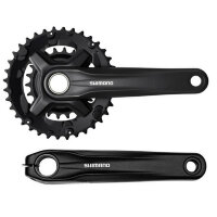 Система Shimano, MT210-2B, 175мм, 36/22T, инт. вал, цв. черн, для 9ск., CL:+3мм, без уп. (2021)