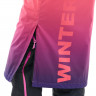 Плащ зимний Dragonfly Race Coat Winter Sunset Woman coral - blue - Плащ зимний Dragonfly Race Coat Winter Sunset Woman coral - blue