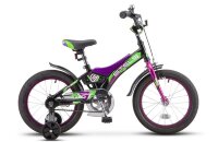 Велосипед Stels 18" Jet Z010 черно-фиолетовый (2021)