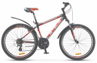 Велосипед Stels Navigator-630 V 26" V010 black/silver/red (2019)