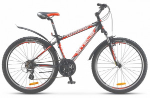 Велосипед Stels Navigator-630 V 26&quot; V010 black/silver/red (2019) 