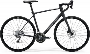 Велосипед Merida Scultura Endurance 300 28&quot; SilkBlack/DarkSilver Рама: XXS (2022) 