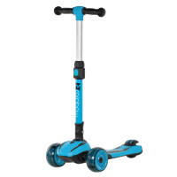 Самокат-кикборд Novatrack RainBow Pro синий (2025)