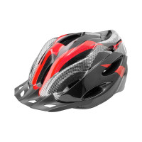 Шлем защитный Stels FSD-HL021 (out-mold) L (58-60 см) чёрно-красный