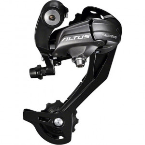 Переключатель задний Shimano Altus M370 SGS 9ск черный 