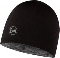 Шапка Buff Lw Merino Wool Reversible Hat Black-Graphite Multistripes
