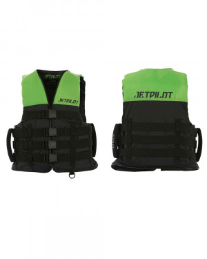 Спасательный жилет для гидроцикла нейлон мужской Jetpilot Strike ISO 50N Nylon Vest w. Super Grip Green (2019) 