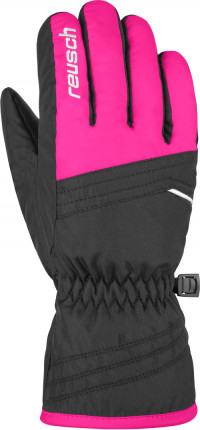 Перчатки горнолыжные Reusch Alan Junior Black/Pink Glo (2020)
