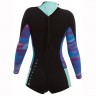 Гидрокостюм женский короткий длинный рукав Jetpilot Bec Ascent L/S 2mm Ladies Springsuit Pink/Bue 171000 (2018) - Гидрокостюм женский короткий длинный рукав Jetpilot Bec Ascent L/S 2mm Ladies Springsuit Pink/Bue 171000 (2018)