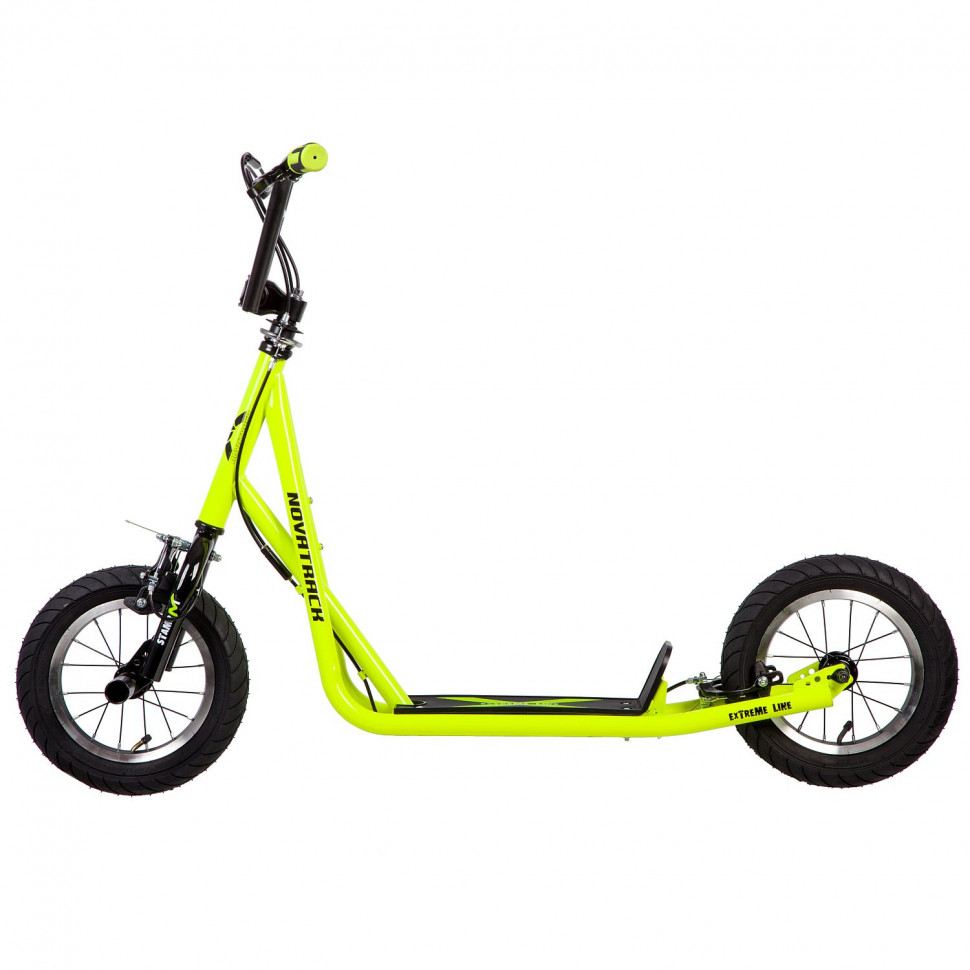 Самокат внедорожный Novatrack Stamp N1 12" Extreme Line зеленый купить ...