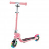 Самокат Globber Flow Foldable Junior Lights пастельно-розовый - Самокат Globber Flow Foldable Junior Lights пастельно-розовый