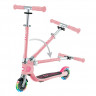 Самокат Globber Flow Foldable Junior Lights пастельно-розовый - Самокат Globber Flow Foldable Junior Lights пастельно-розовый