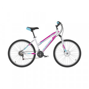 Велосипед Black One Alta 26 D белый/розовый/голубой рама: 16&quot; (2022) 
