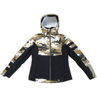 Горнолыжная куртка One More 201 Woman Eco-Down Ski Jacket IT black/camougold/black 0D201BF-99VB