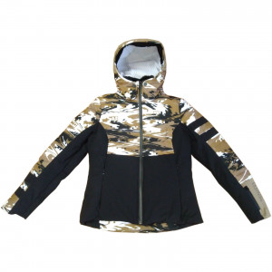 Горнолыжная куртка One More 201 Woman Eco-Down Ski Jacket IT black/camougold/black 0D201BF-99VB 