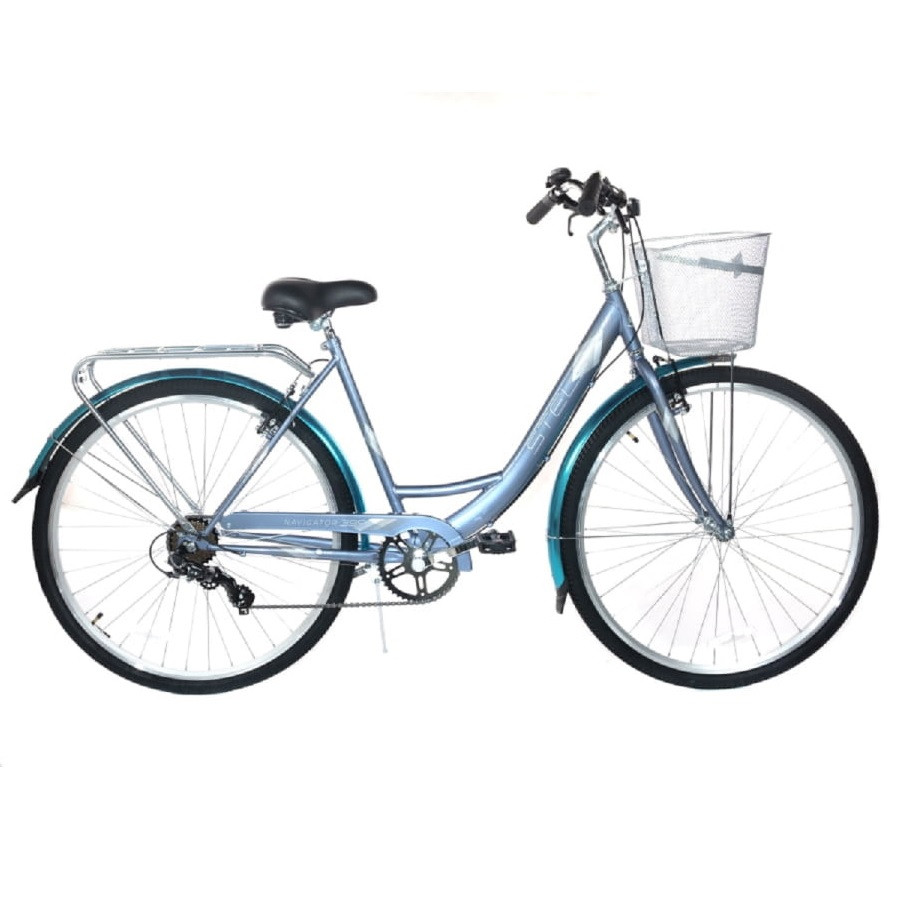 Велосипед Stels Navigator-395 28" Z010 серый/голубой рама: 20" (2024 ...