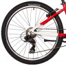 Велосипед Novatrack Extreme 7.V 24" красный/белый рама: 13" (2025) - Велосипед Novatrack Extreme 7.V 24" красный/белый рама: 13" (2025)