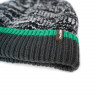 Шапка водонепроницаемая DexShell Cuffed Beanie черная с зеленой полоской DH353GRN - Шапка водонепроницаемая DexShell Cuffed Beanie черная с зеленой полоской DH353GRN