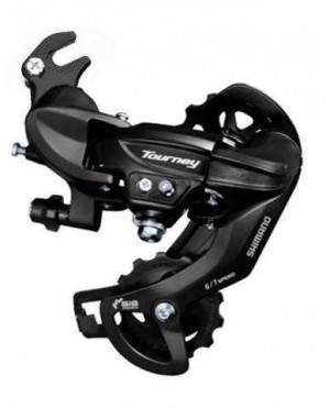 Переключатель задний Shimano Tourney RD-TY300-B 6/7ск., крепление на ось (гайка), в упаковке 
