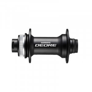 Втулка передняя Shimano Deore, M6010-B, 32 отверстий, C.Lock, под ось 15мм(без оси), OLD: 110мм, черная 