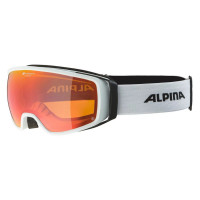 Маска Alpina Double Jack Planet Q-Lite white matt/mirror rainbow/white S2