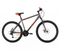 Велосипед Black One Hooligan 26 D серый/красный (2021)