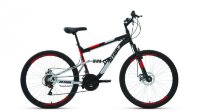 Велосипед Altair MTB FS 26" 2.0 disc черный/красный рама 18" (демо-образец. отличное состояние)