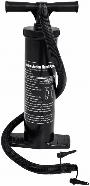 Насос двух-ходовой ручной JILONG DOUBLE ACTION HEAVY DUTY PUMP 45см черный 