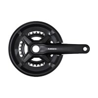 Система Shimano, MT210-B, 175мм, 36/22T, инт. вал. цв. черн, CL+3мм, для 9ск. (2021)