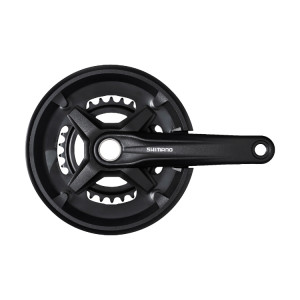 Система Shimano, MT210-B, 175мм, 36/22T, инт. вал. цв. черн, CL+3мм, для 9ск. (2021) 