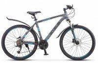 Велосипед Stels Navigator-640 D 26" V010 серый/синий (2019)