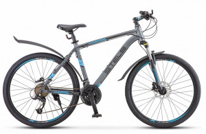 Велосипед Stels Navigator-640 D 26&quot; V010 серый/синий (2019) 