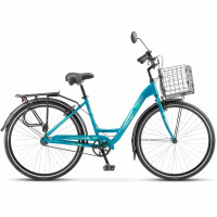Велосипед Stels Legenda-340 V 28" Z010 (м) (корзина внутри) морская волна рама: 18" (2025)
